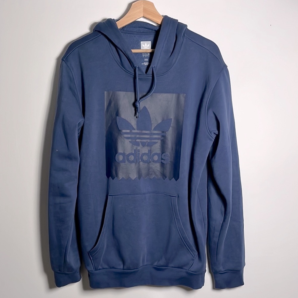 Adidas Classic Men’s Navy Blue Hooded Sweatshirt